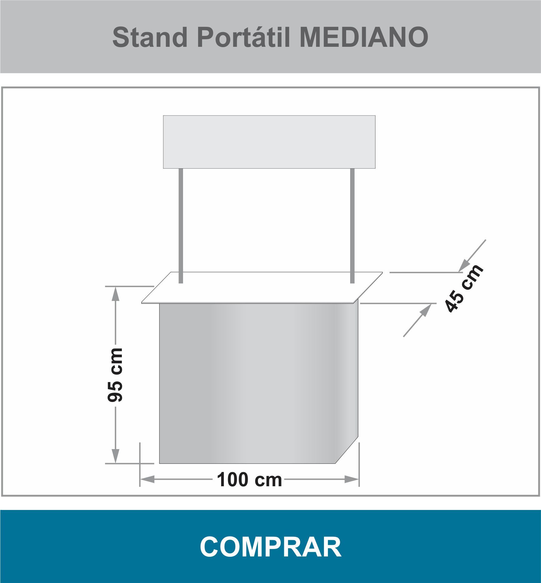 Stand Portátil Mediano